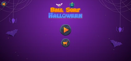 Ball Sort Halloween puzzle gameplay